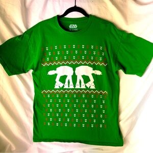 Star Wars green holiday Christmas tee shirt